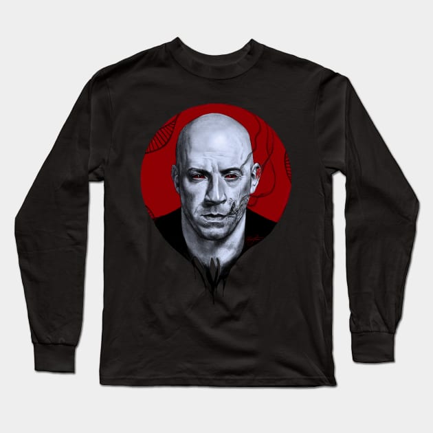 Bloodshot Long Sleeve T-Shirt by KregFranco